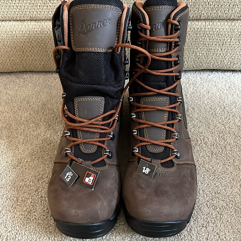Mens Danner 8” Vicious Size 13 Steel Toe Boots